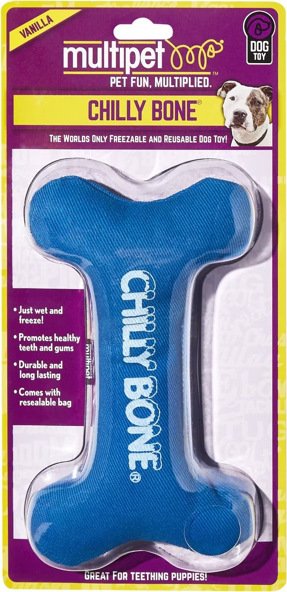 MultiPet Chilly Bone Freezable Puppy Teething Toy