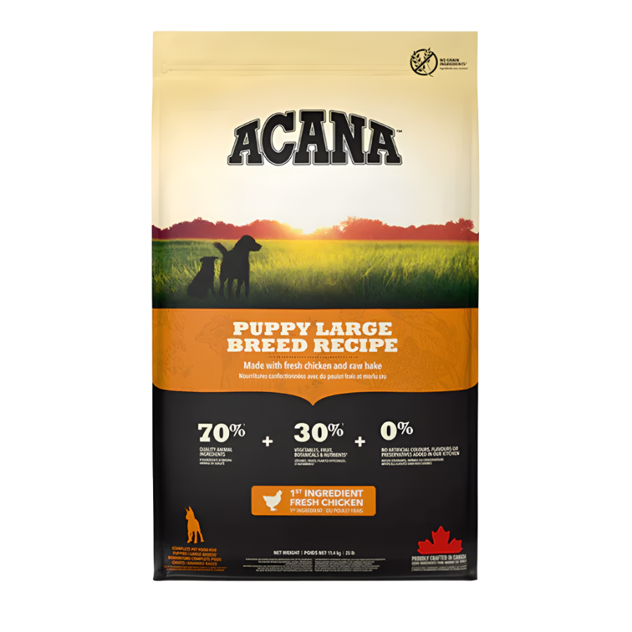 Acana Heritage Large Breed Puppy Food - 25 lbs