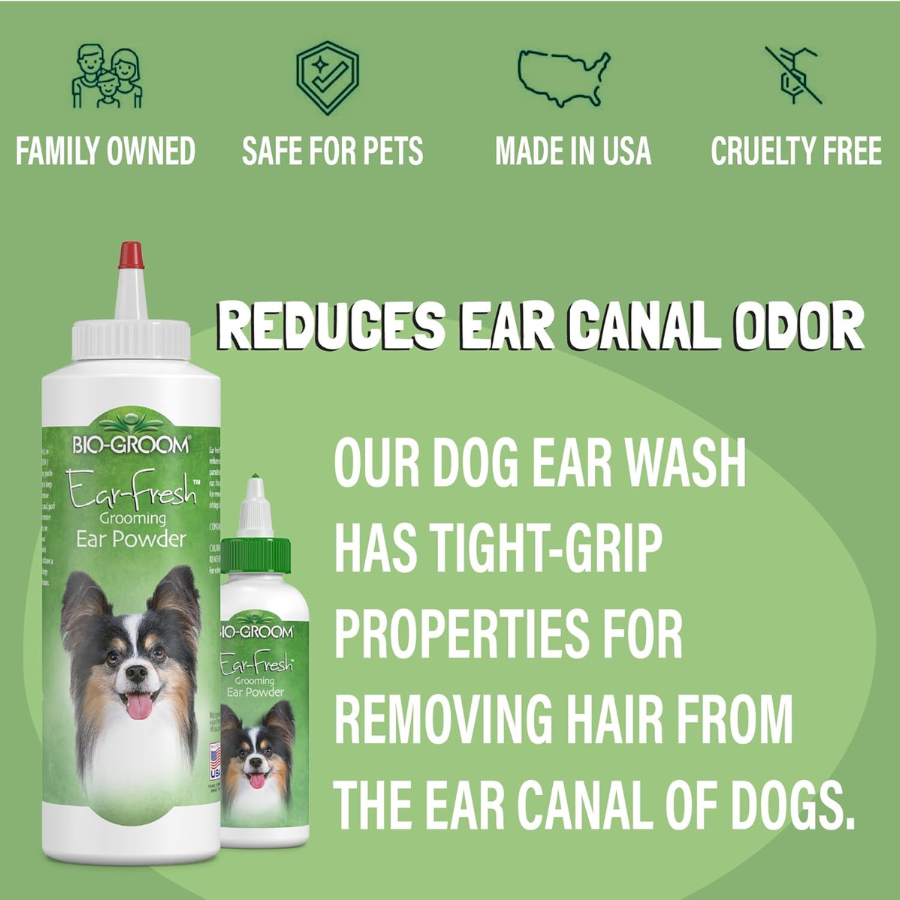 Bio-Groom Ear-Fresh Grooming Ear Powder for Dogs - 3 oz
