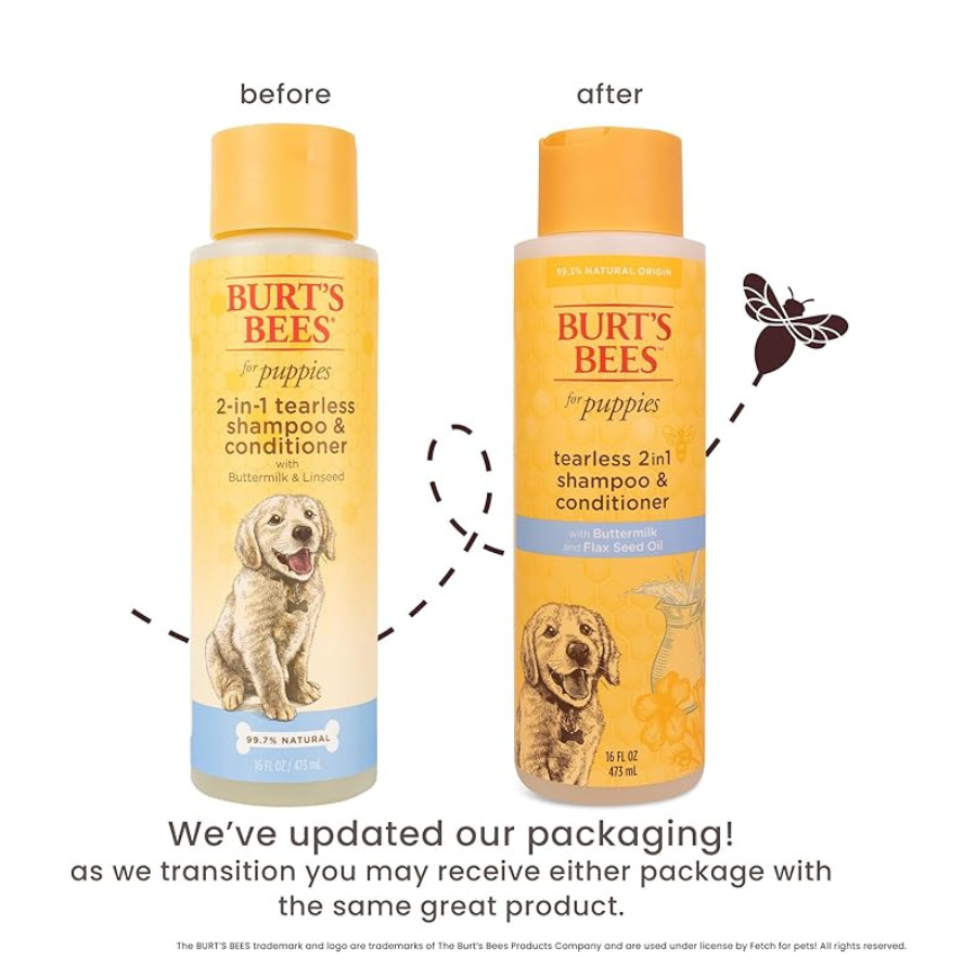 Burt's Bees Puppy Shampoo and Conditioner - 16 oz