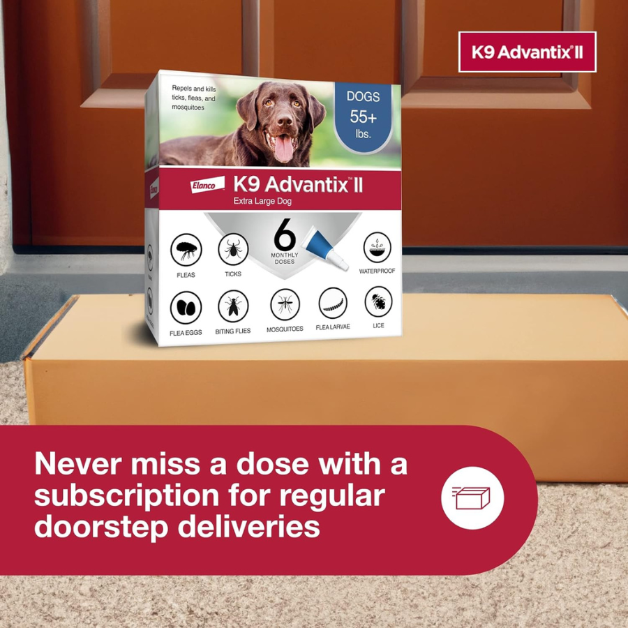 Elanco K9 Advantix II Extra Large Dog Topical Flea and Tick Treatment - Over 25 kg