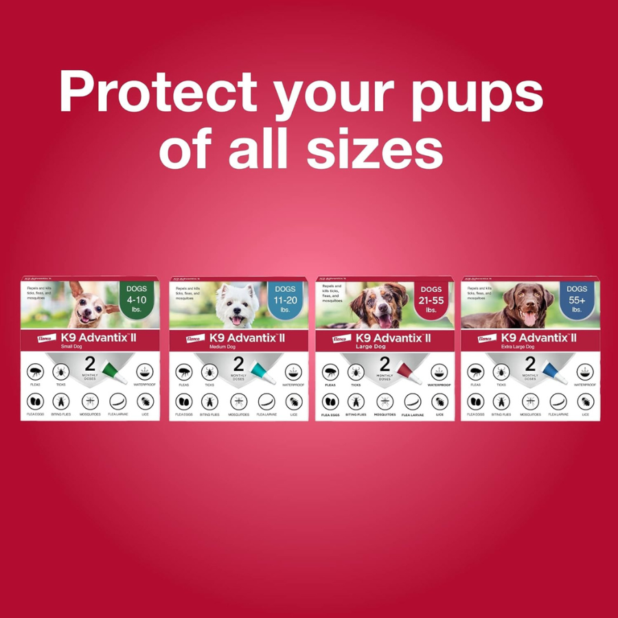 Elanco K9 Advantix II Extra Large Dog Topical Flea and Tick Treatment - Over 25 kg