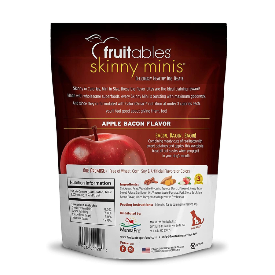 Fruitables Skinny Minis Apple Bacon Chewy