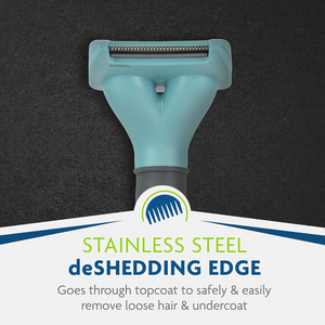 Furminator Short Hair deShedding Tool for Small Cats