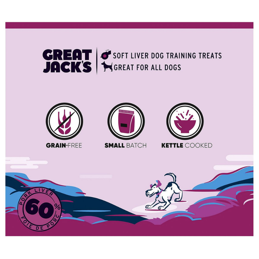 Great Jacks Grain Free Liver Big Bitz - 14 oz