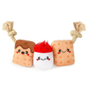 HugSmart S'Mores Camping Pup Rope Dog Toy