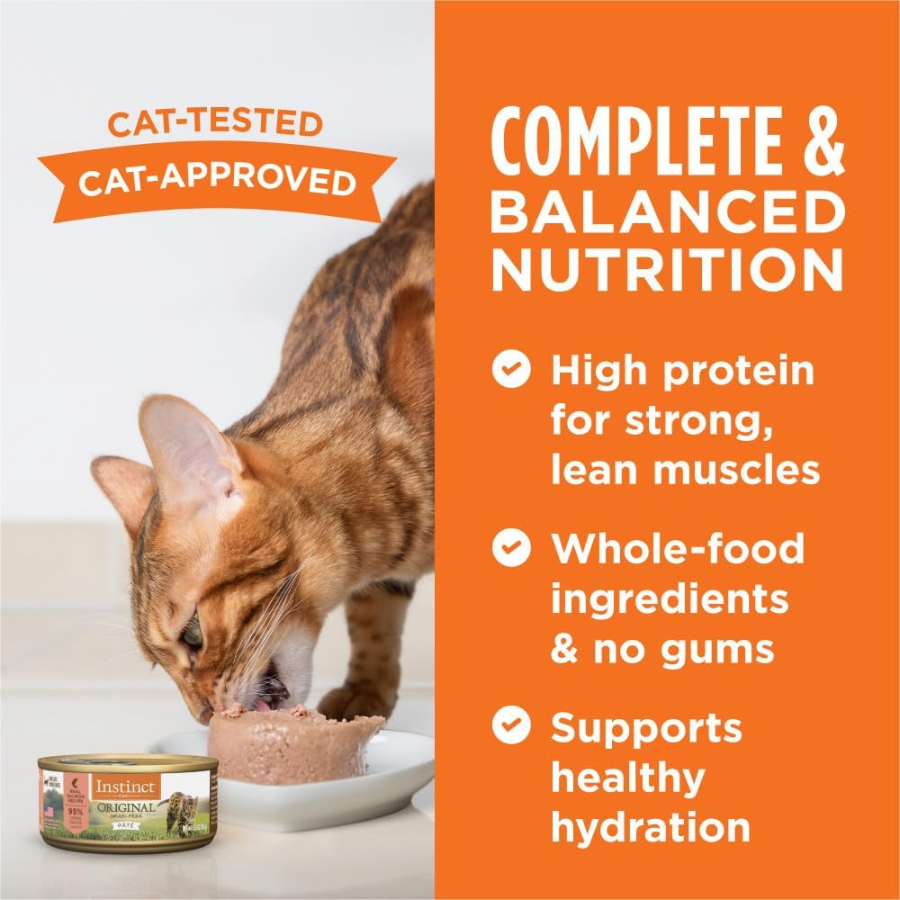 Instinct Original Grain-Free Salmon Pate for Cats