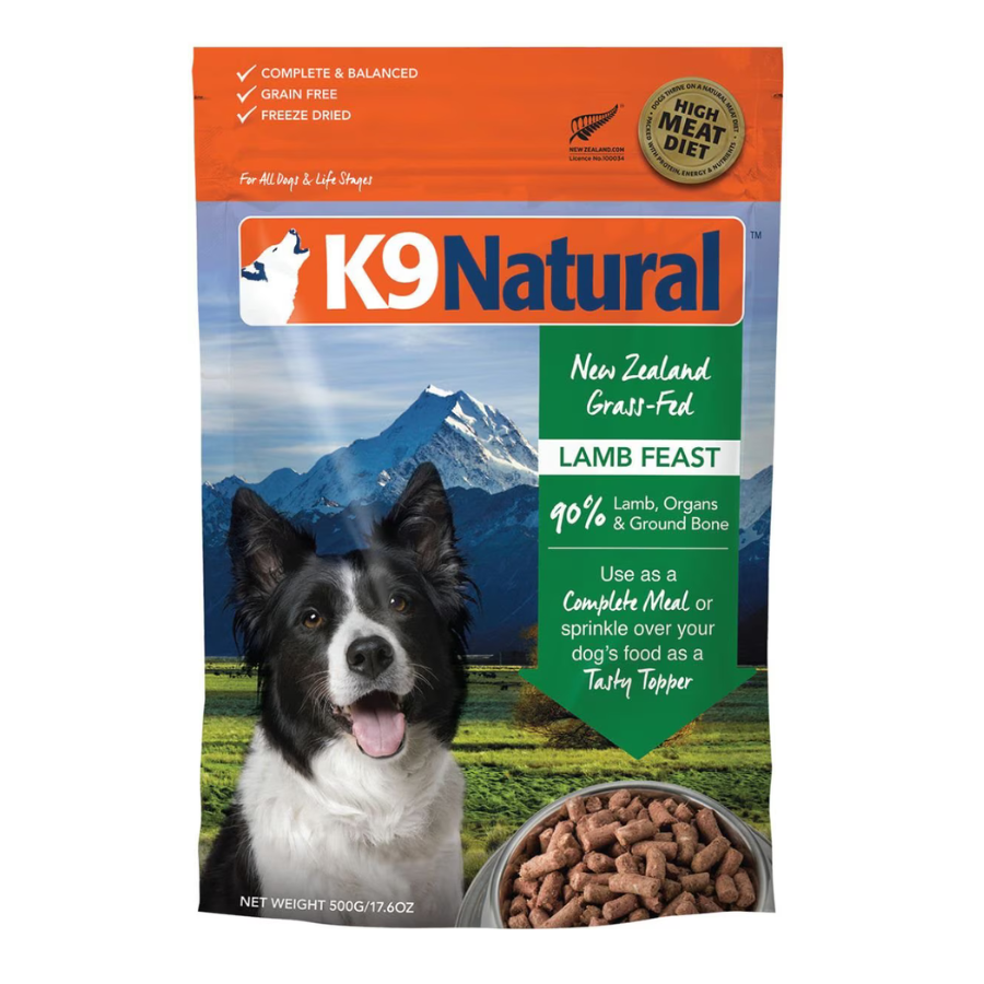 K9 Natural Lamb Feast Freeze-Dried Dog Food