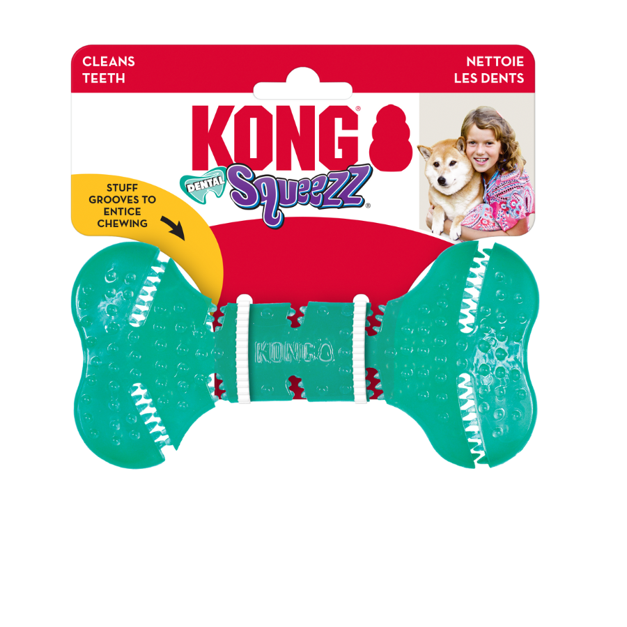 KONG Squeezz Dental Bone Medium