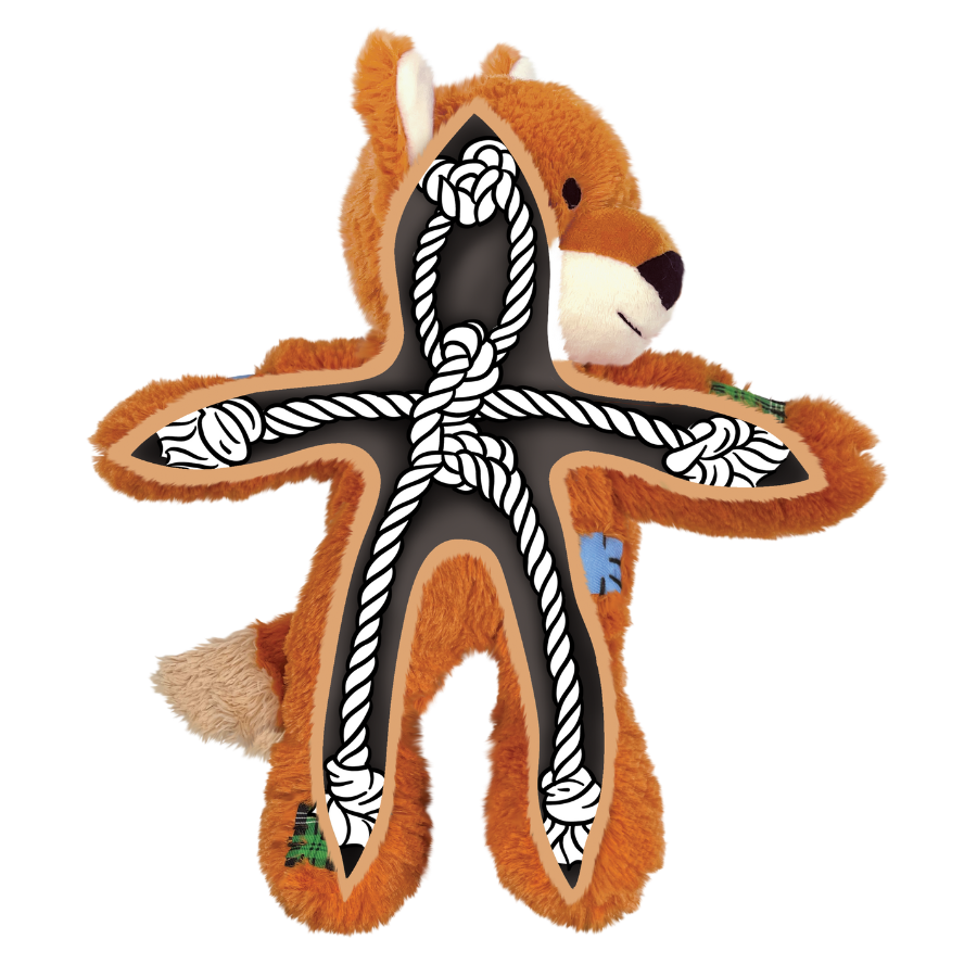 KONG Wild Knots Fox - Small/Medium