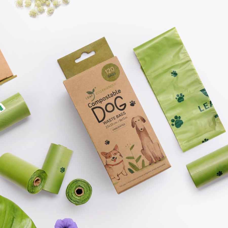 Leaf Compostable Dog Waste Bags