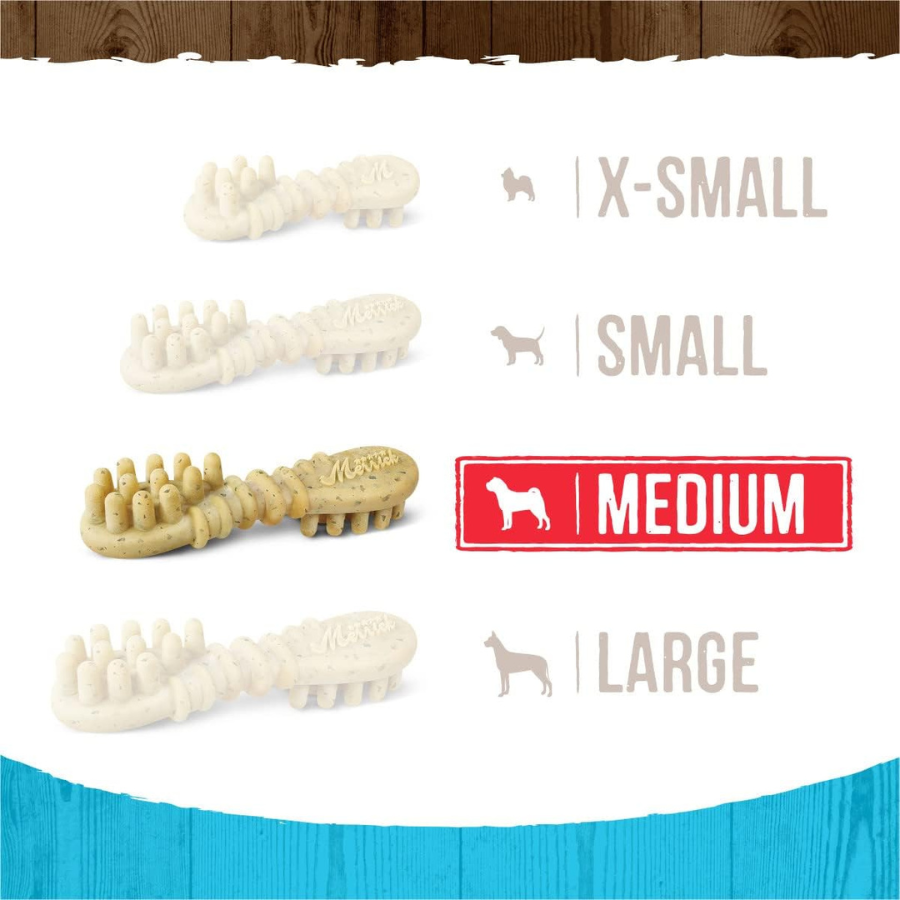 Merrick Fresh Kisses Mint Breath Strips Medium - 6 oz