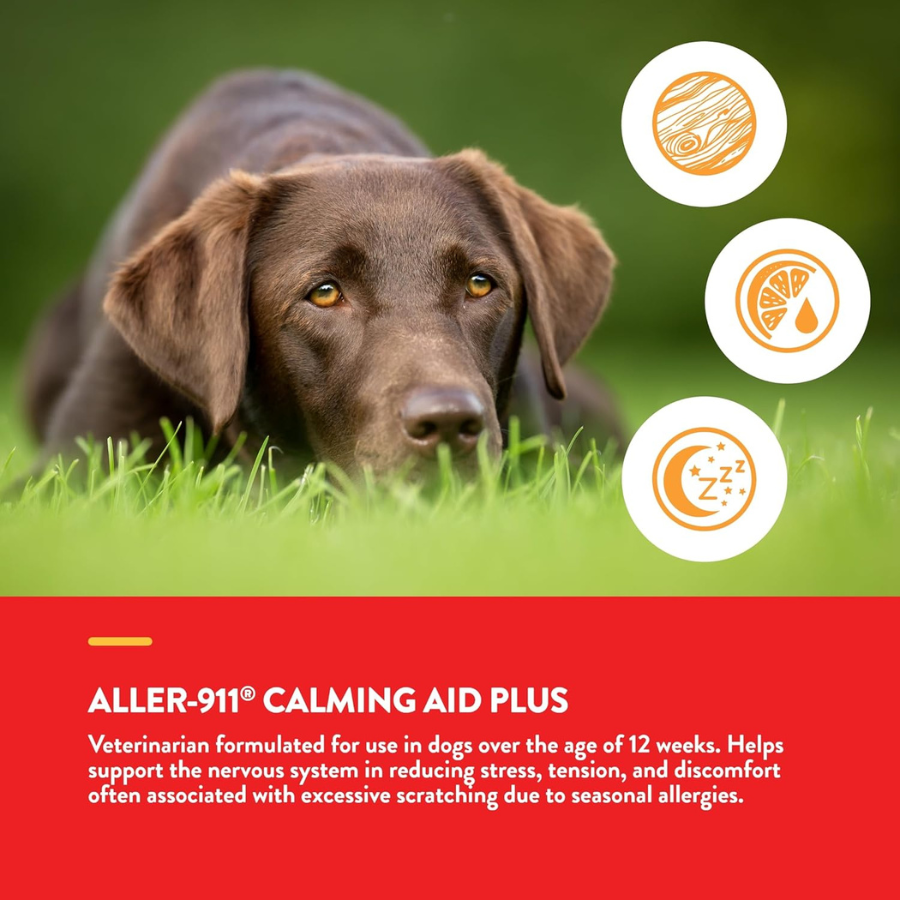 NaturVet Aller-911 Plus Calming Aid - 30 Tablets