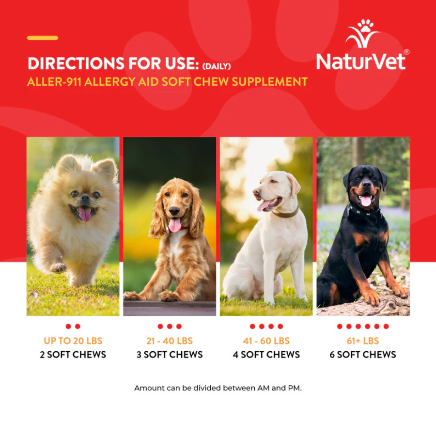 NaturVet Allergy Aid Plus Antioxidants