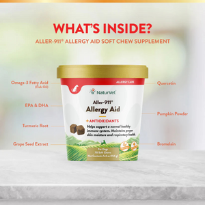 NaturVet Allergy Aid Plus Antioxidants