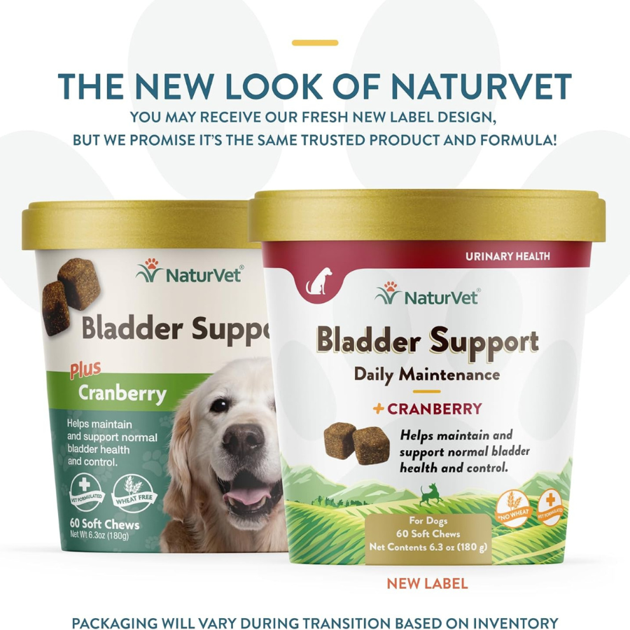 NaturVet Bladder Support Plus Cranberry - 60 Chews
