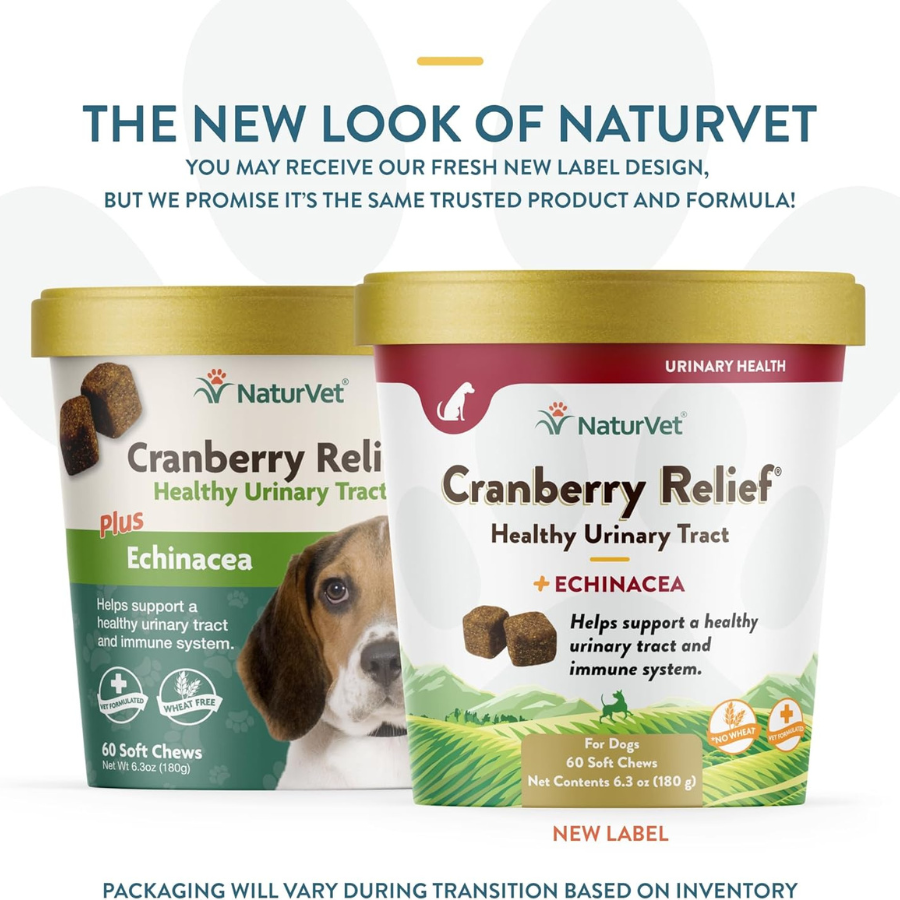 NaturVet Cranberry Relief Soft Chews - 60 Chews