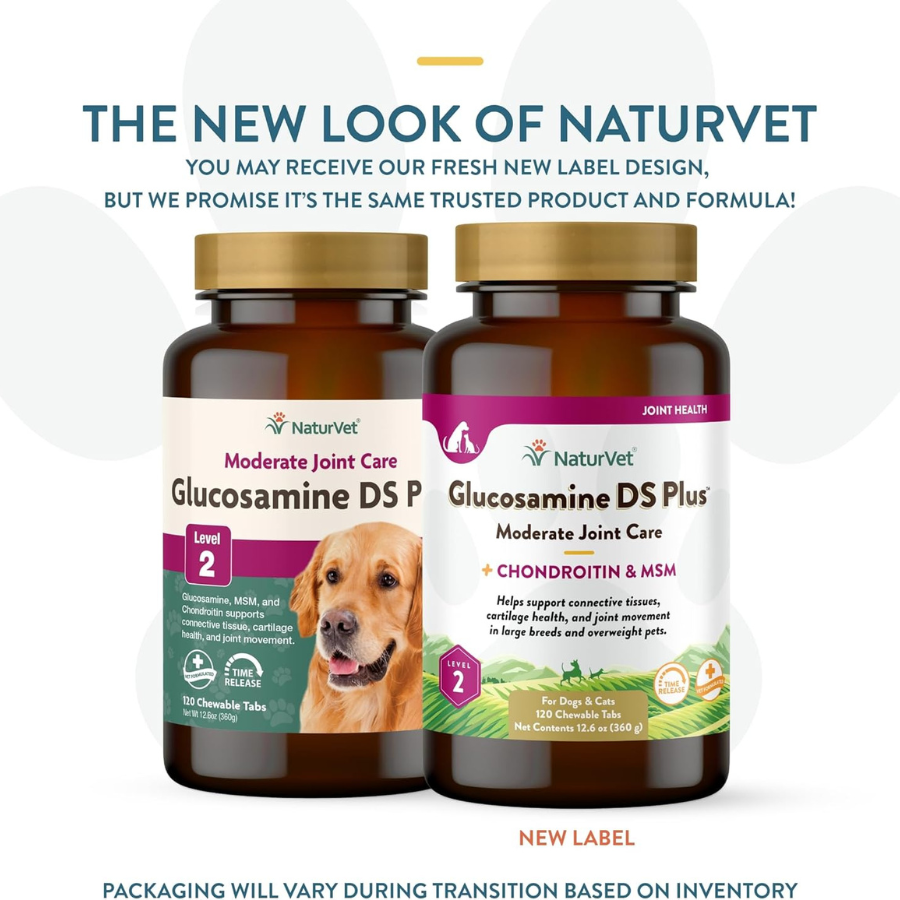 NaturVet Glucosamine DS Plus with MSM - 60 Tabs