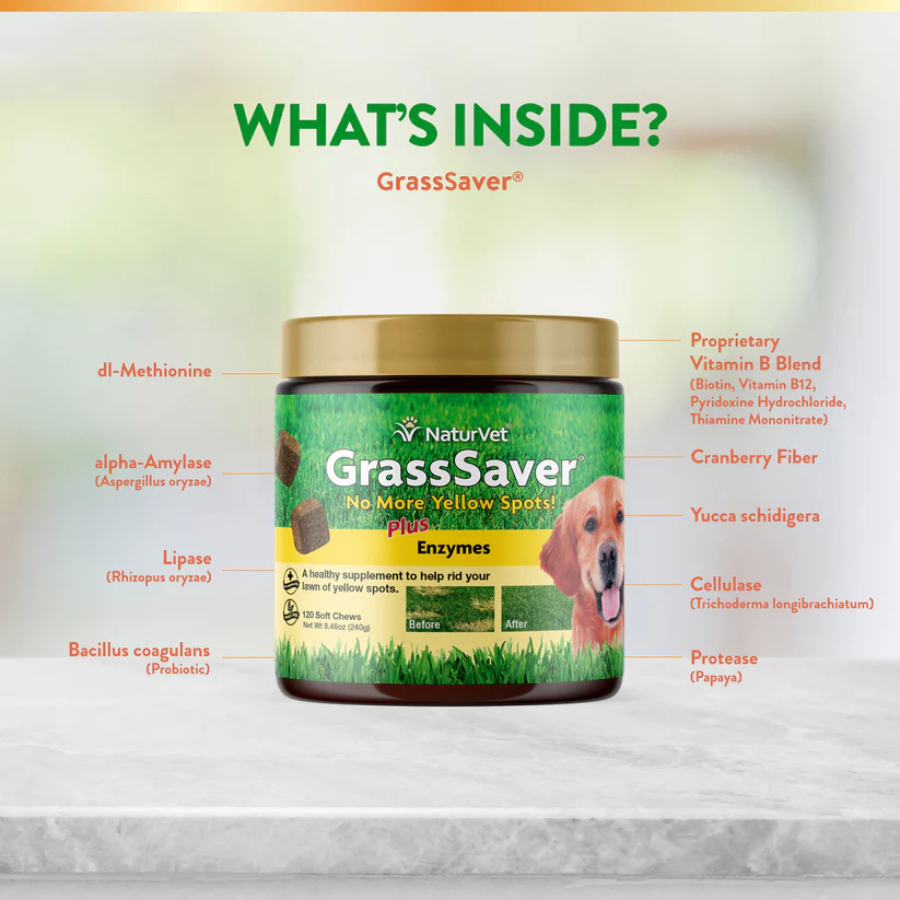 NaturVet GrassSaver Soft Chews