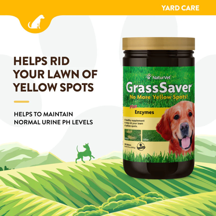 NaturVet GrassSaver Wafers