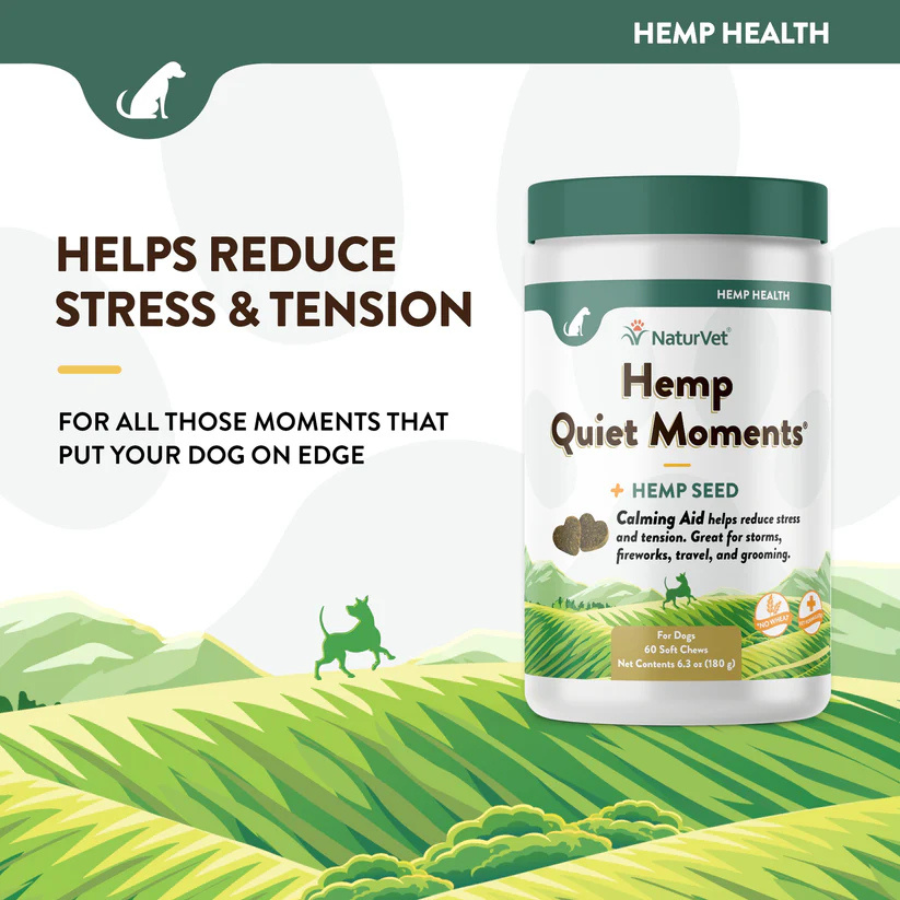 NaturVet Hemp Quiet Moments Calming Aid