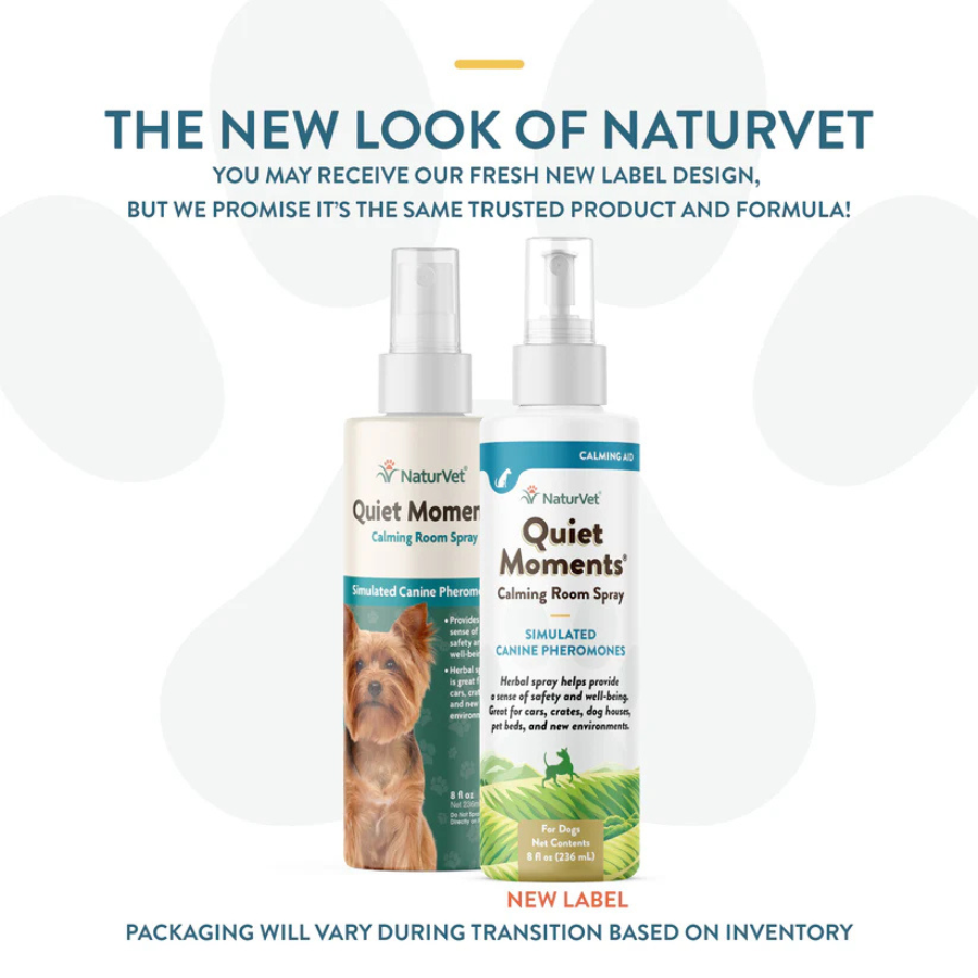 NaturVet Hemp Quiet Moments Spray for Dogs - 8 oz