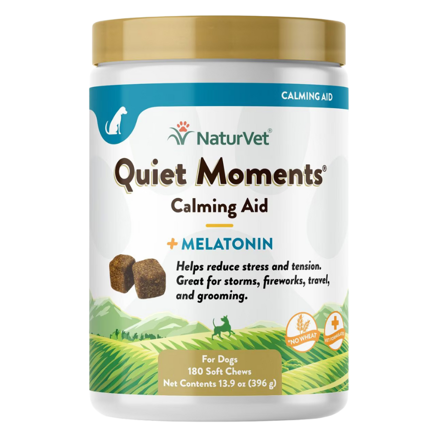 NaturVet Soft Chew Quiet Moments and Melatonin - 180 Count