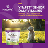 NaturVet Soft Chew VitaPet Daily Vitamin Plus Glucosamine for Seniors - 60 Chews