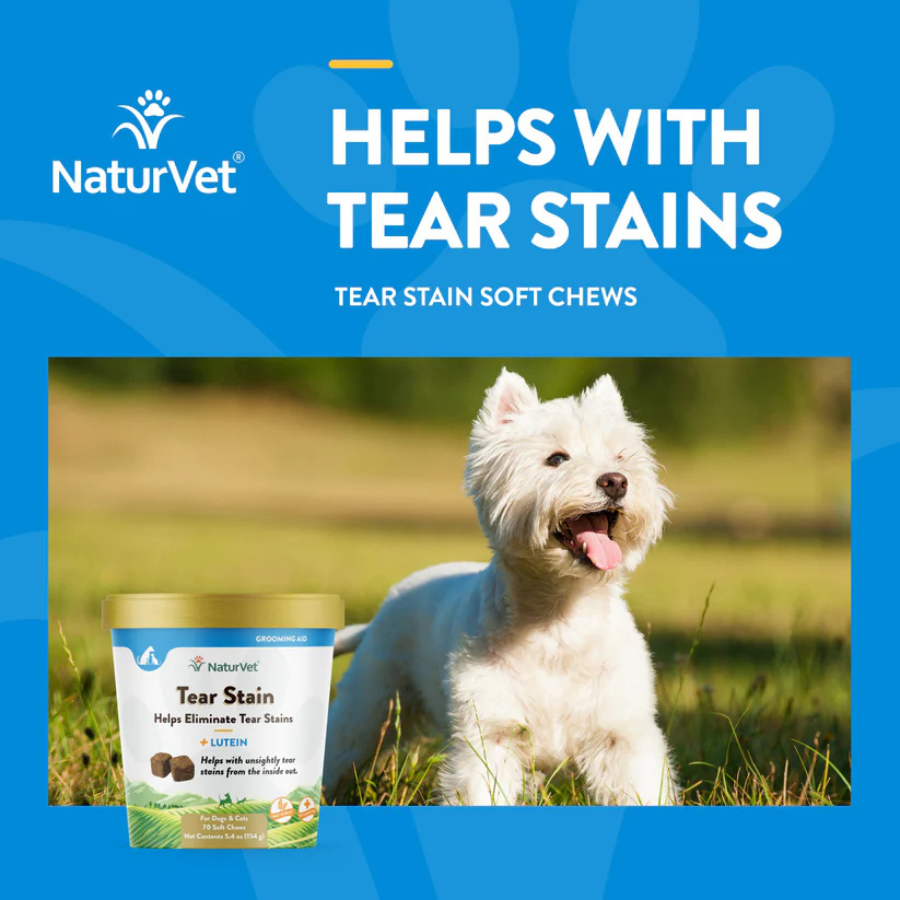 NaturVet Tear Stain Supplement with Lutein