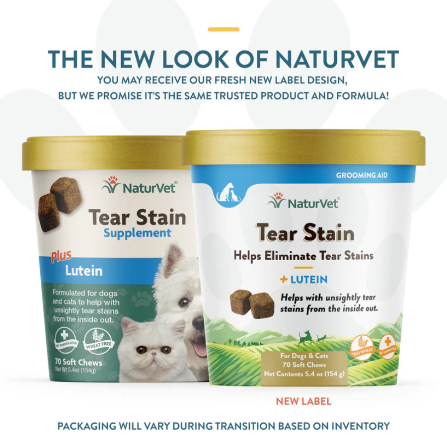 NaturVet Tear Stain Supplement with Lutein