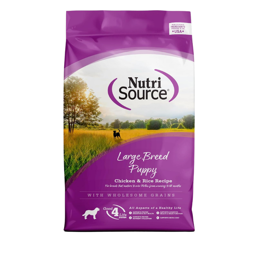NutriSource Large Breed Puppy Chicken and Rice - 4 lbs