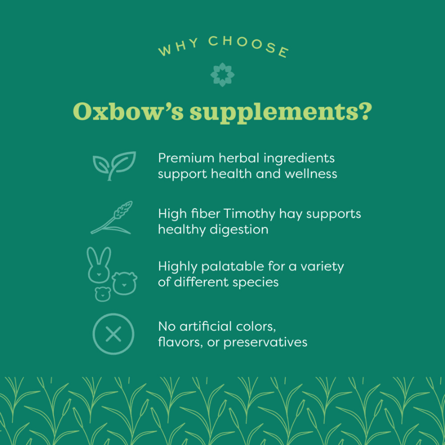 OXBOW Digestive Supplement - 60 Count