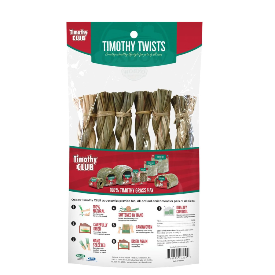 OXBOW Timothy Hay Twists