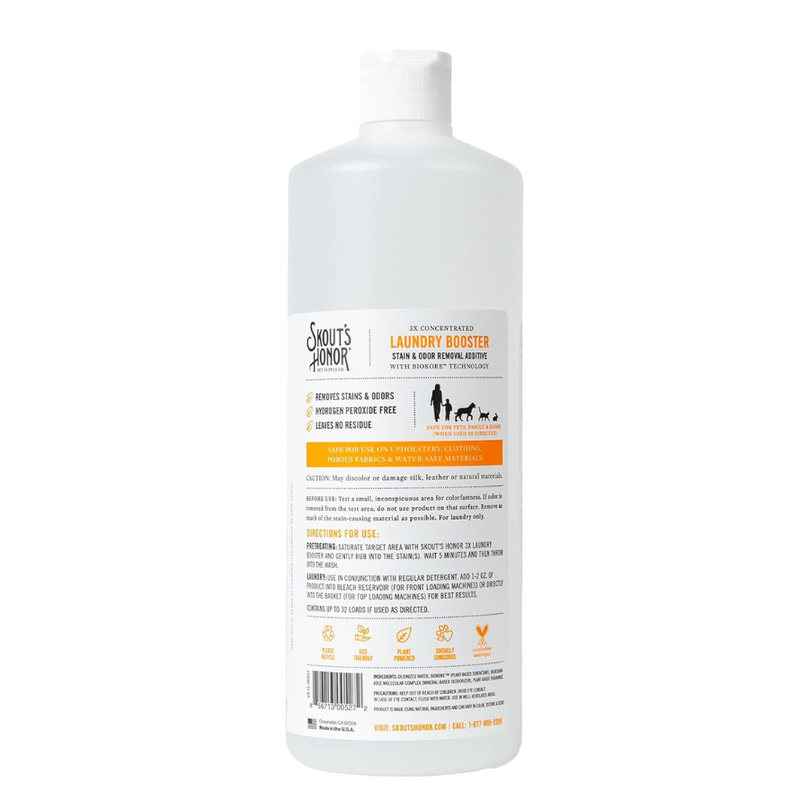 Skout's Honor Laundry Booster - Stain and Odor Removal Additive