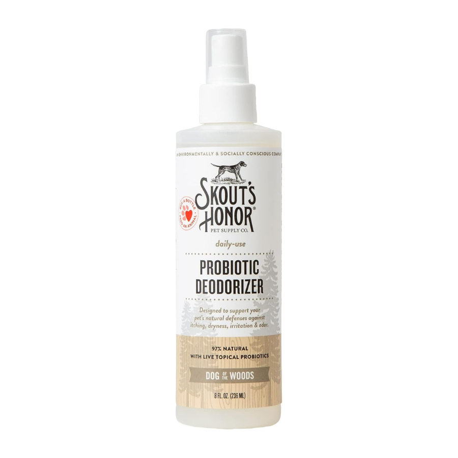 Skout's Honor Probiotic Deoderizer for Dogs and Cats - Dog of the Woods Scent (Sandlewood/Vanilla)