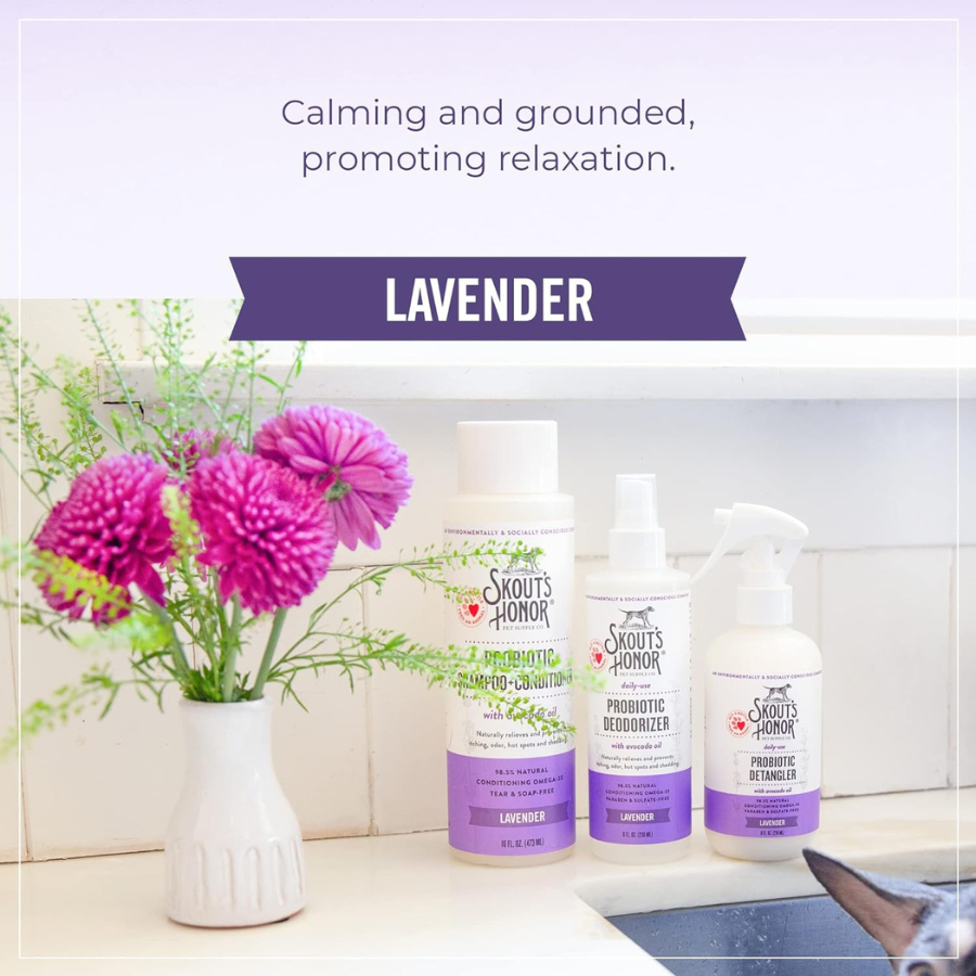Skout's Honor Probiotic Detangler for Dogs - Lavender