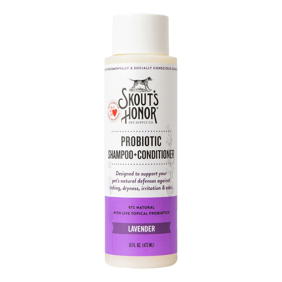 Skout's Honor Probiotic Dog Shampoo & Conditioner (2-In-1) - Lavender