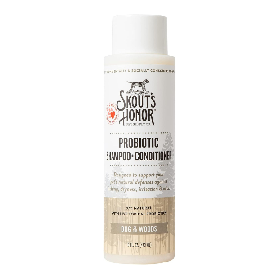 Skout's Honor Probiotic Shampoo and Conditioner - Dog of the Woods Scent (Sandalwood/Vanilla)
