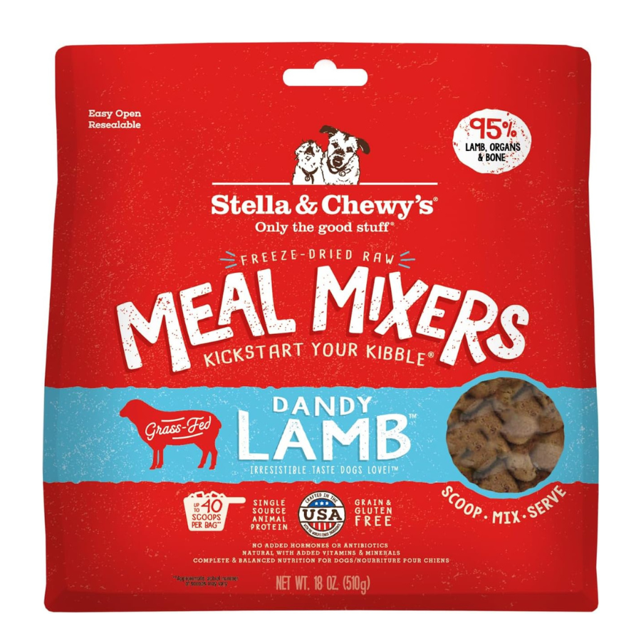 Stella and Chewy's Freeze-Dried Raw Meal Mixers Dandy Lamb - 18 oz