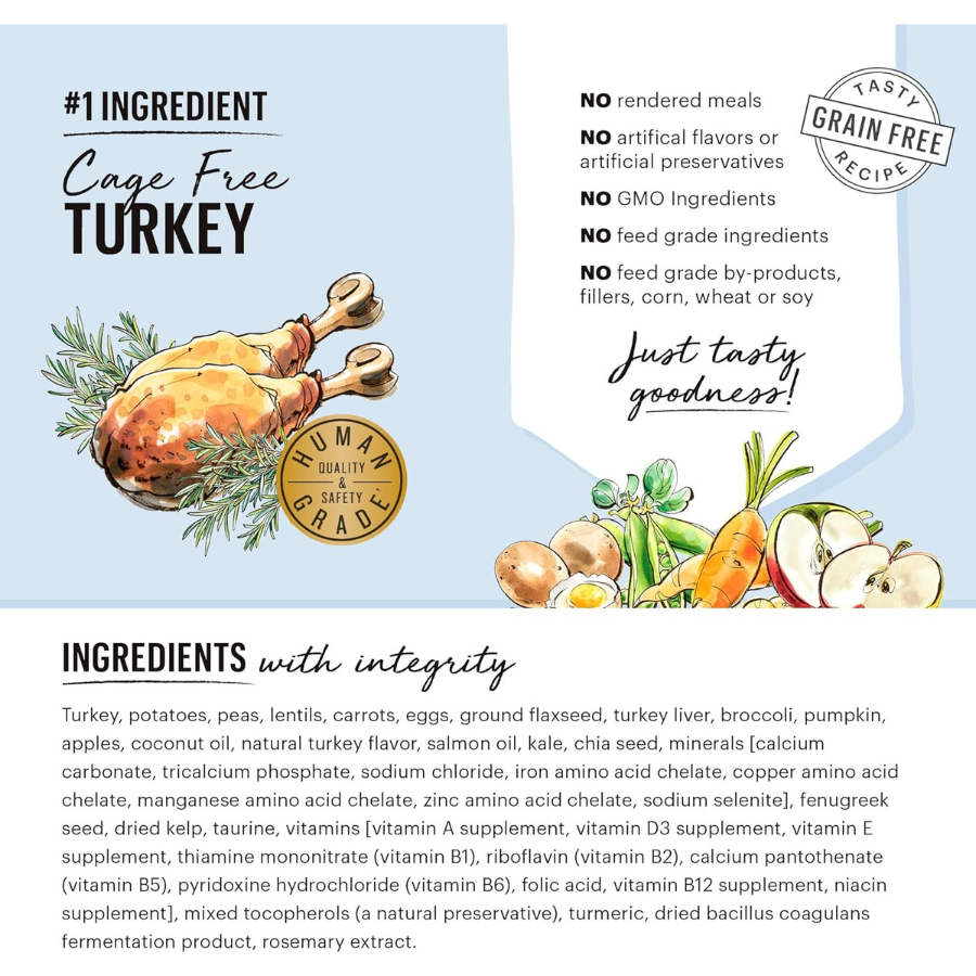 The Honest Kitchen Grain-Free Whole Food Clusters Turkey