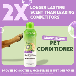 TropiClean Kiwi and Cocoa Butter Conditioner - 20 oz