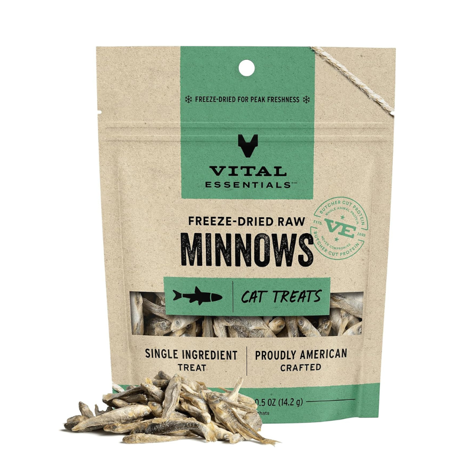 Vital Essentials Freeze-Dried Minnows for Cats