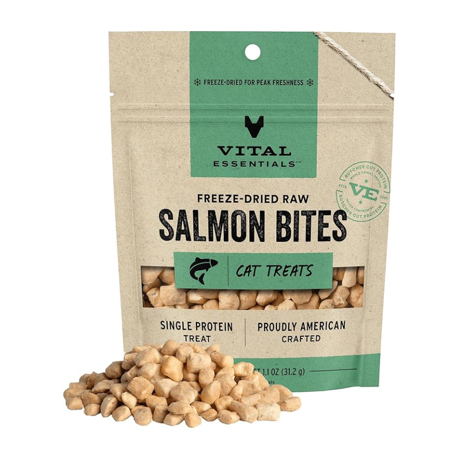 Vital Essentials Freeze-Dried Wild Alaskan Salmon for Cats