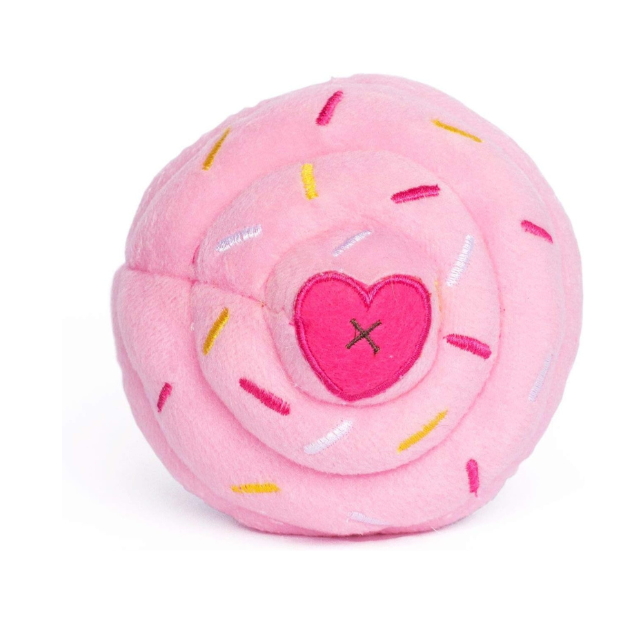 ZippyPaws Cupcake Squeaker Toy Pink