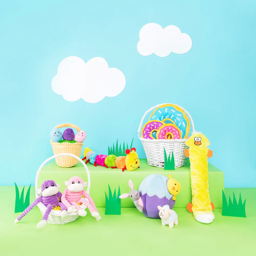 ZippyPaws Easter Miniz Donutz 3 Pack