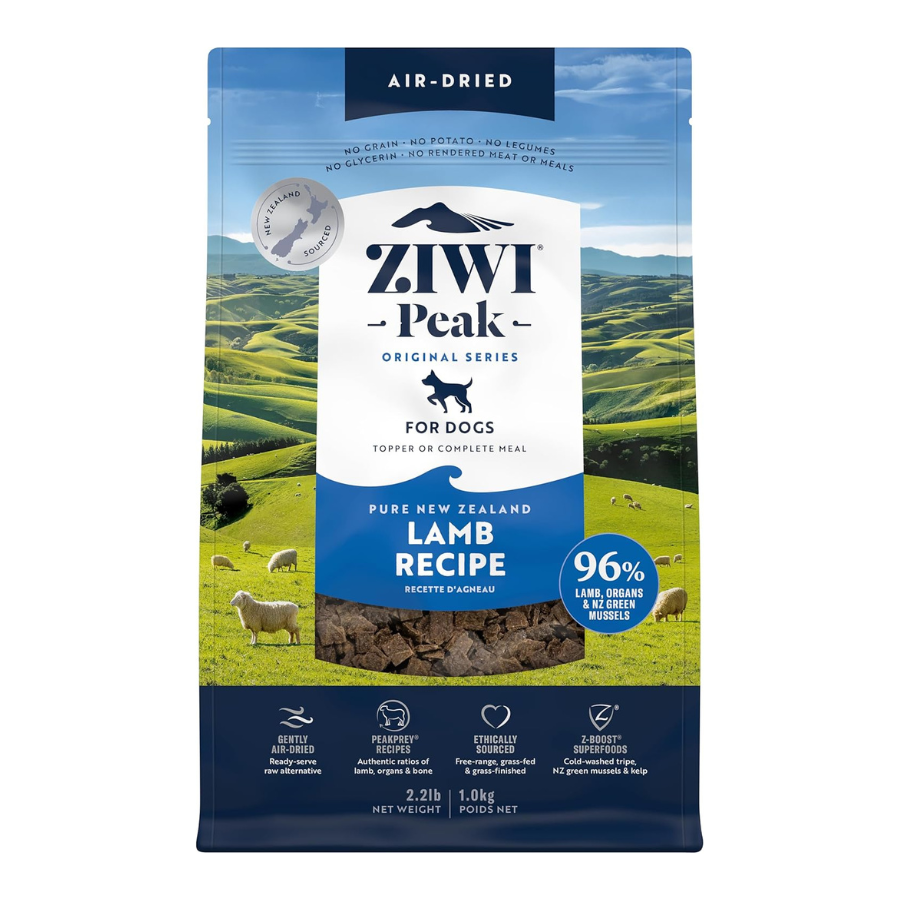 Ziwi Peak Air Dried Lamb Recipe for Dogs - 2.2 lbs