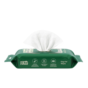 Earth Rated Pet Ear Wipes - 60 Count