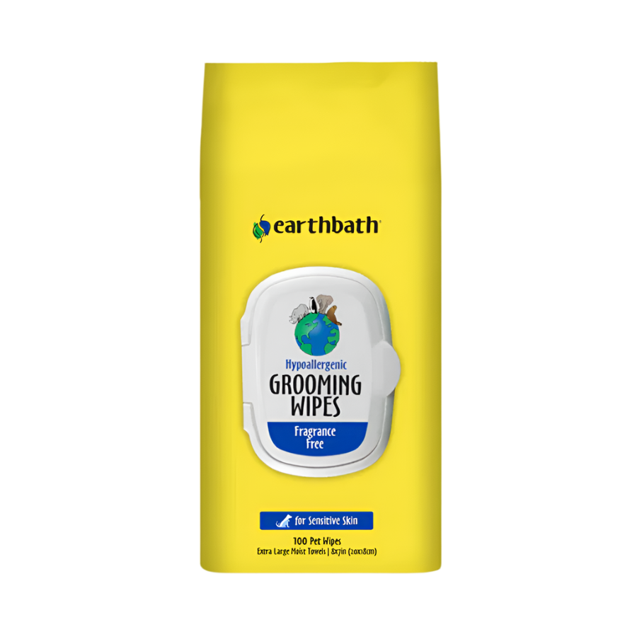 earthbath Hypo-Allergenic Grooming Wipes for Dogs - 100 Count