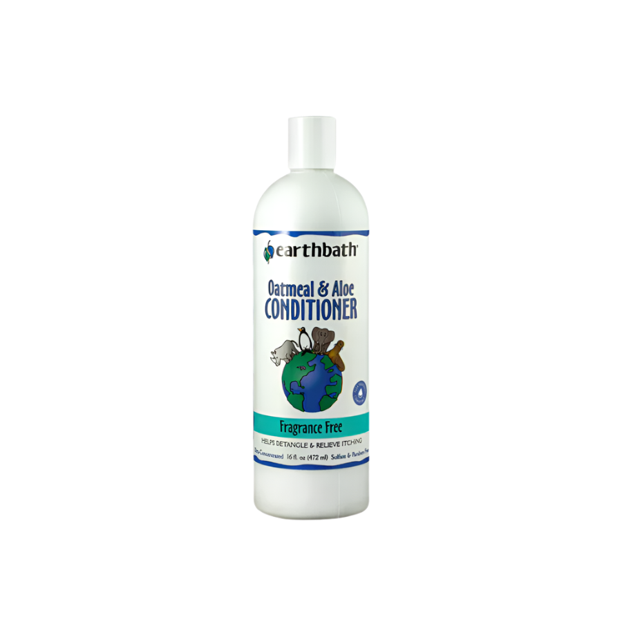 earthbath Oatmeal and Aloe Fragrance Free Conditioner for Dogs - 16 oz