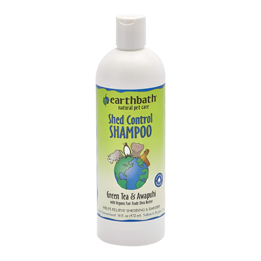 earthbath Shed Control Shampoo with Green Tea and Awapuhi for Dogs - 16 oz